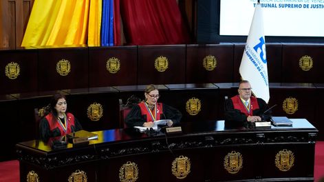 Los Andes | La presidenta de la Corte Suprema, Caryslia Rodríguez, habla en el tribunal que está realizando una auditoría de los resultados controvertidos de las elecciones presidenciales en Caracas, Venezuela, el jueves 22 de agosto de 2024. (AP Foto/Ariana Cubillos