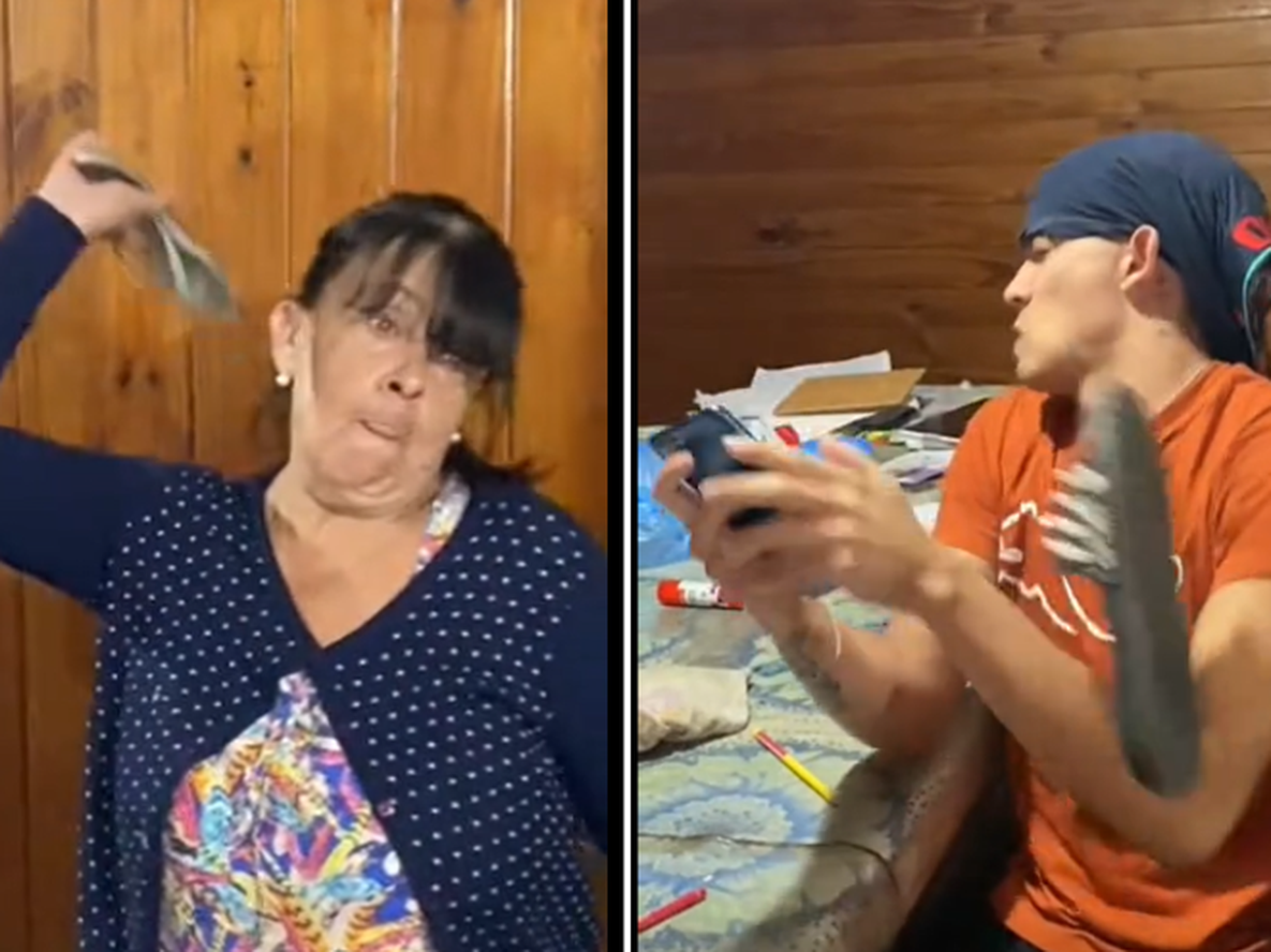 Compartió cómo funciona la lógica de las madres cuando usas el celular y el divertido video se hizo viral