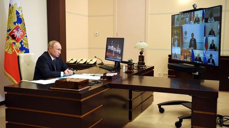 Los Andes | Presidente ruso Vladimir Putin, aislado. Gentileza / Ultima Hora