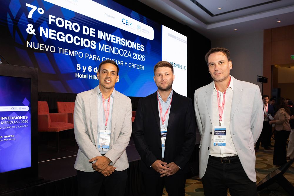 Fernando Isa Paiva, Mayco Mansilla y Martín Moser. 