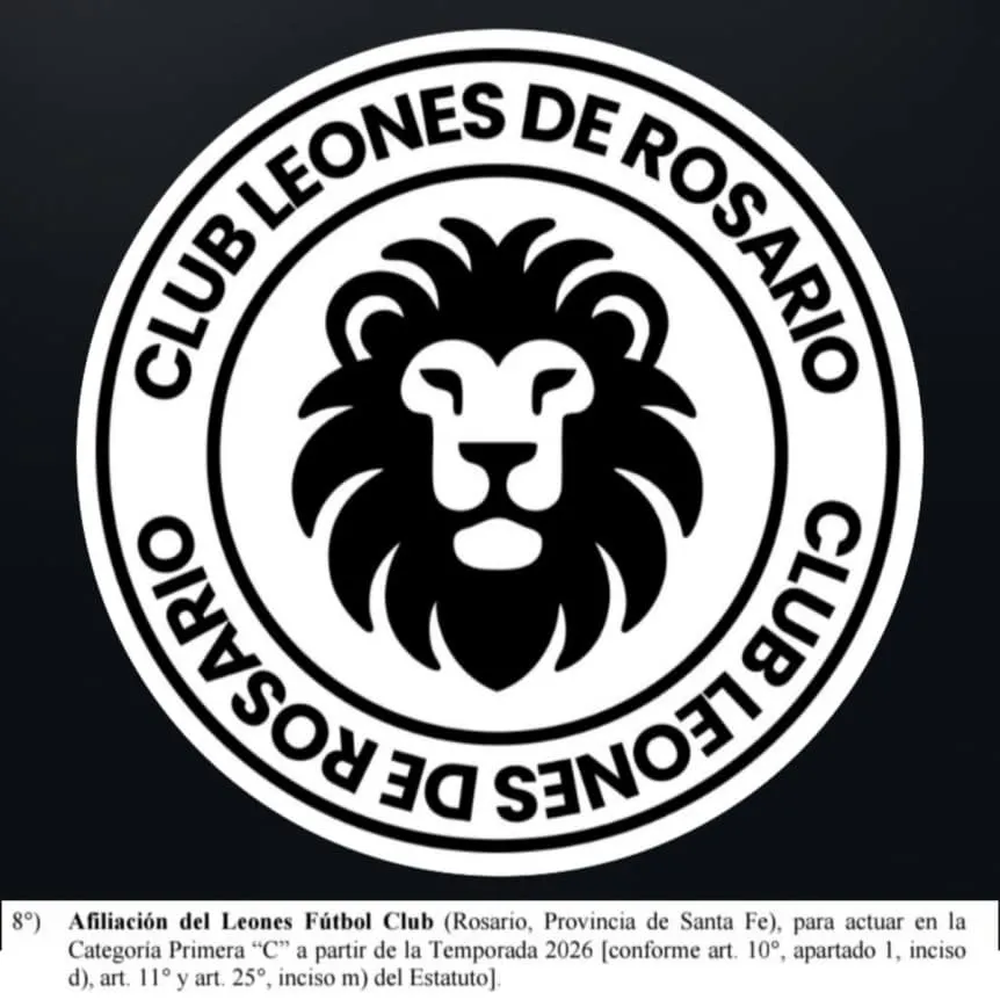 Club Leones de Rosario. Su escudo.