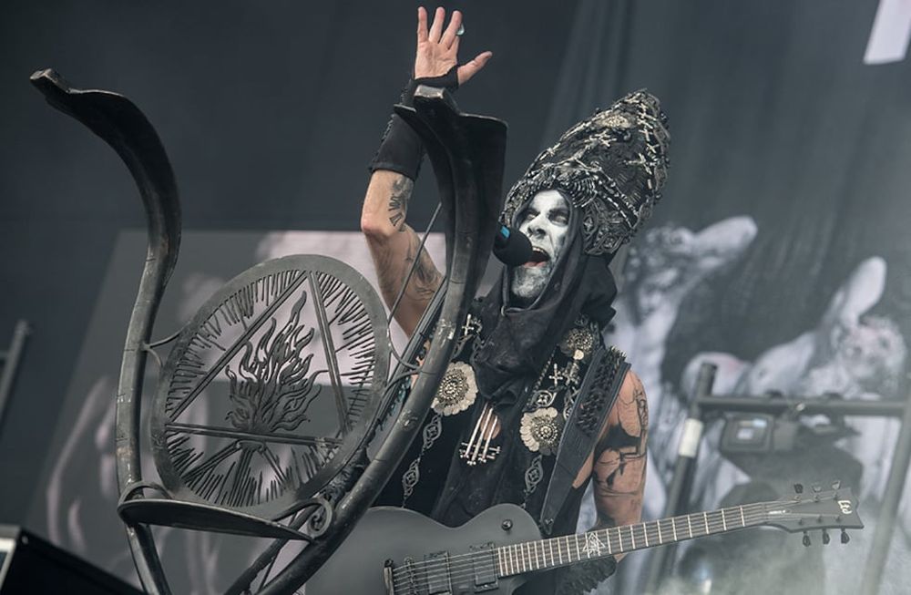 Adam Darski, el vocalista de la banda polaca de heavy metal “Behemoth”