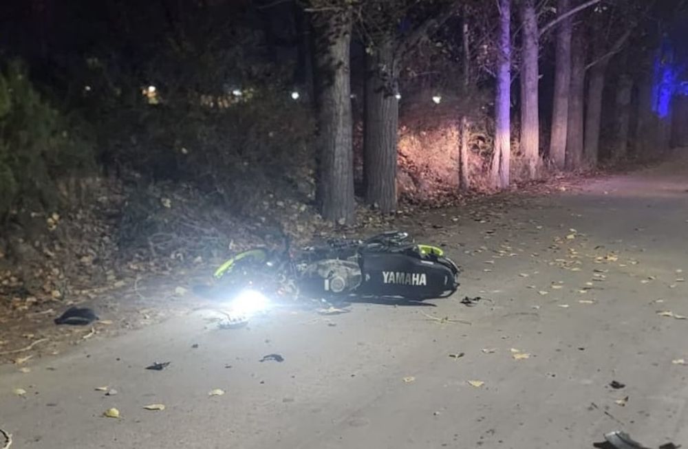 Tragedia en Junín. Murió un joven motociclista tras chocar contra un árbol. Gentileza: ministerio de Seguridad