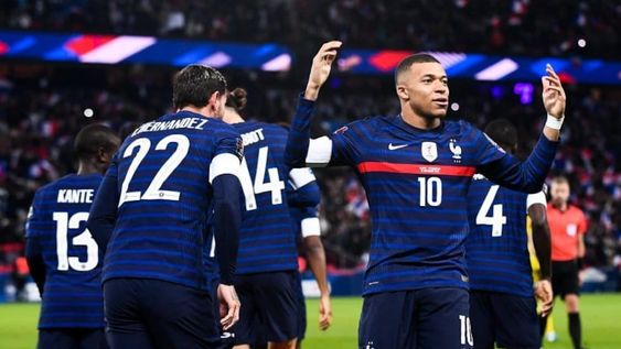 CUARTO GOL DE MBAPPÉ Y OCTAVO DE FRANCIA ANTE KAZAJISTÁN. / GENTILEZA.