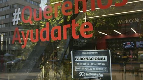 Paro bancario en Mendoza (Orlando Pelichotti / Los Andes)