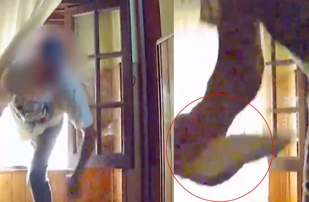 Se cansó de que sus padres fueran víctimas de un modalidad de robo “hormiga” y colocó una cámara en el mueble donde guardaban sus ahorros. Foto: Captura de video.