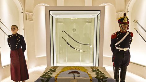 Sable corvo de San Martín en el Museo Histórico Nacional