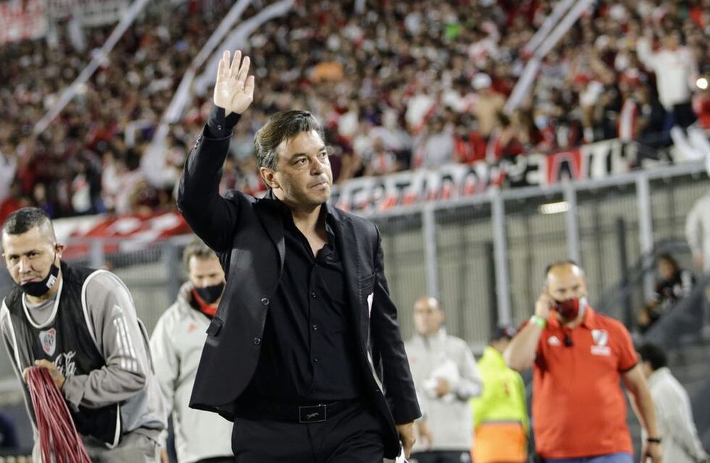 Marcelo Gallardo, DT de River, que podría dejar su cargo a final de año. (Fotobaires)