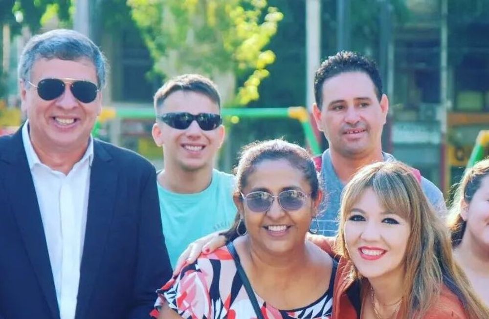 Patricia Rivero, directora de Relaciones con la Comunidad de la Municipalidad de Las Heras, junto al intendente Daniel Orozco y Janina Ortiz, secretaria de Gobierno.