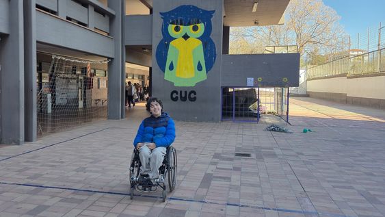 Ciro Asensio, el joven de 16 años con discapacidad motriz viajará a Alemania gracias a una beca. ideó un proyecto tipo Google Maps accesible para personas con movilidad reducida.