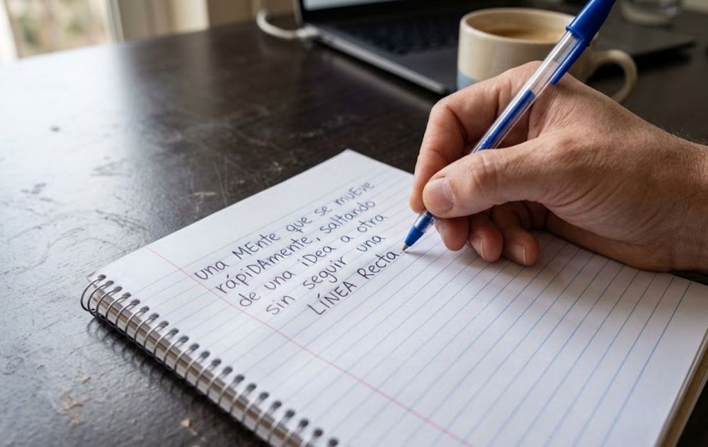 Que alguien escriba una palabra alternando mayúsculas y minúsculas es un comportamiento auténtico y fácilmente identificable.