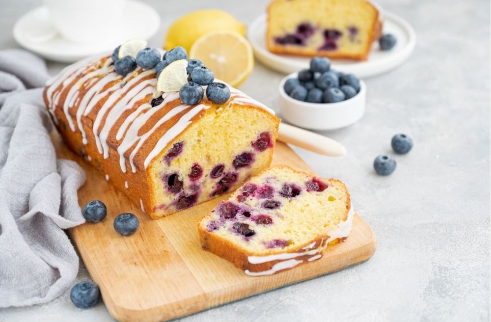 Ni harina ni azúcar, pero ideal para el mate el budín de arándanos con una receta muy simple