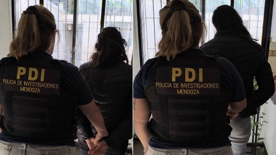 Las dos ex empleadas de la agencia de viajes de Ciudad que fueron detenidas. Gentileza Ministerio de Seguridad y Justicia.&nbsp;