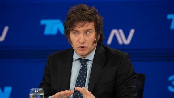 Javier Milei en el programa de A Dos Voces - Archivo Clarin