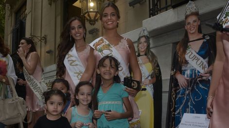 Los Andes recibió a las reinas vendimiales