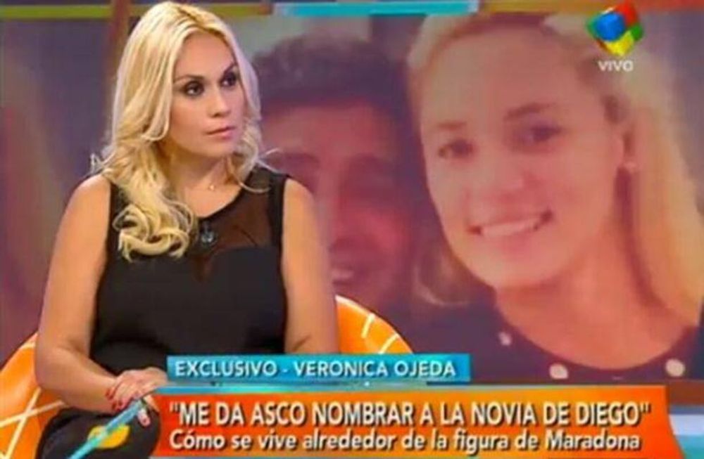 Verónica Ojeda no le teme a Diego Maradona