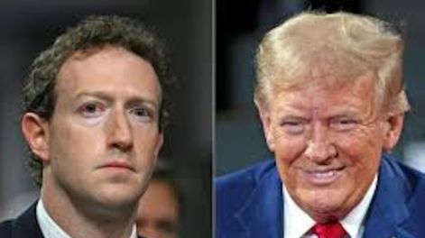 Los Andes | Mark Zuckerberg y Donald Trump, primero enemigos, ahora reconciliados.