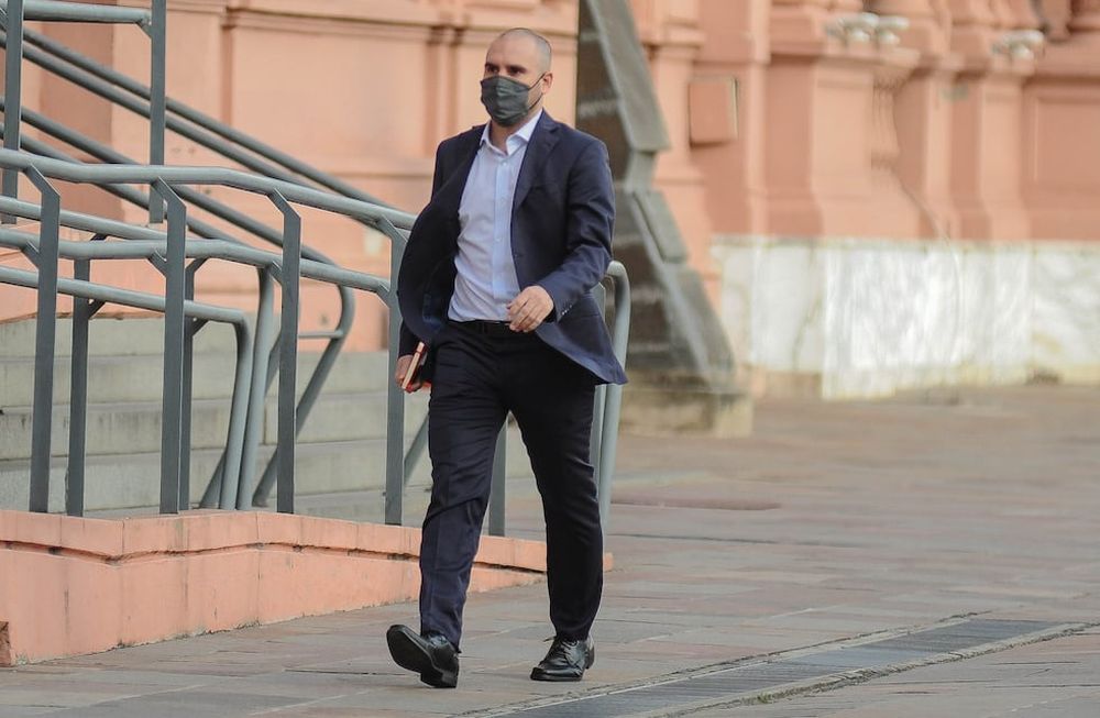 Martín Guzmán, ministro de Economía, ingresando a la Casa Rosada. Foto: Federico López Claro.
