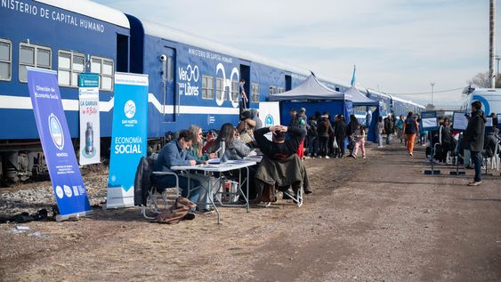 El Tren de Capital Humano llegó a Mendoza.