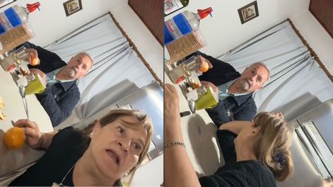 Una joven mendocina le hizo la broma del aire premium a sus padres.