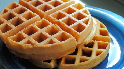 La receta de estos waffles son ideales para los desayunos.&nbsp;
