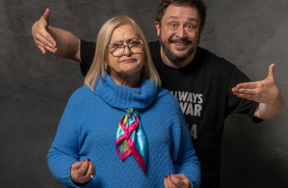 En La madre que me parió comparte el escenario con su mamá Chichita. Foto: Gentileza.