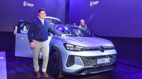 Mauricio Goldstein fue el anfitrión en el evento de lanzamiento del Volkswagen Tera en Mendoza.