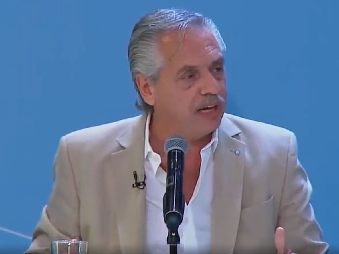 Alberto Fernández: “Solo China nos supera en crecimiento económico”.