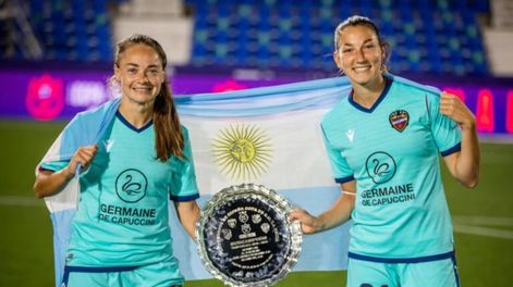 La mendocina Estefanía Banini y la porteña Aldana Cometti, clasificaron para la Woman Champions League del próximo año.