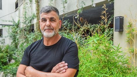 Daddy DAndrea, fisioterapeuta de la Selección Argentina, guardián de Messi y campeón del mundo. / Foto: Mariana Villa - Los Andes