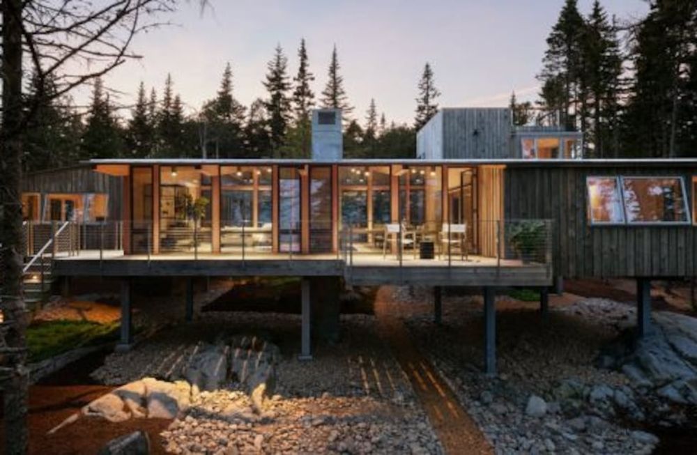 Arquitectura en forma de vocal: Una estructura integrada a la naturaleza