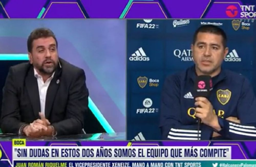 EL PERIODISTA CRITICO AL EX ENGANCHE DE BOCA POR SU EUFÓRICO FESTEJO EN EL PALCO EN SANTIAGO DEL ESTERO. / GENTILEZA.
