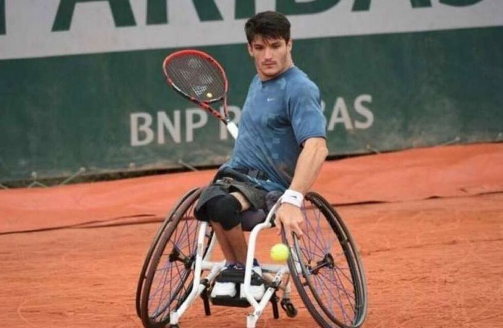 Gusti Fernández perdió la final de tenis adaptado de Roland Garros