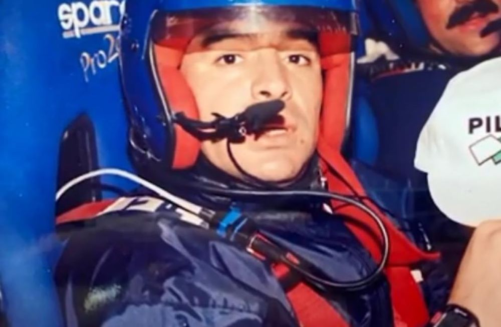 La relación de Maradona y el automovilismo