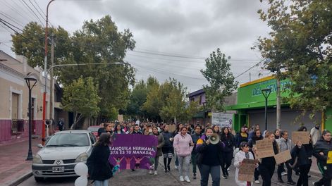 La manifestación estaba compuesta en su mayoría por mujeres. &nbsp;