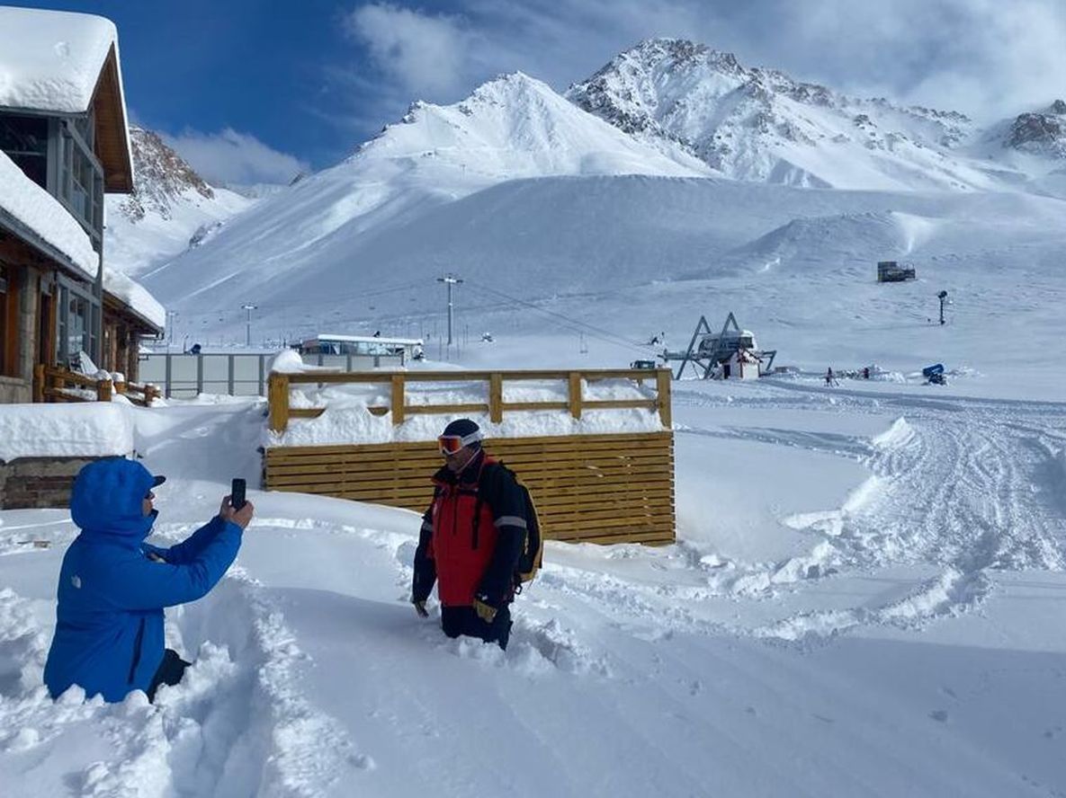 Nevada en Las Leñas (mayo 2023)