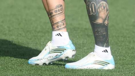 Los botines de Messi pertencen a un modelo exclusivo de Adidas, El Último Tango.