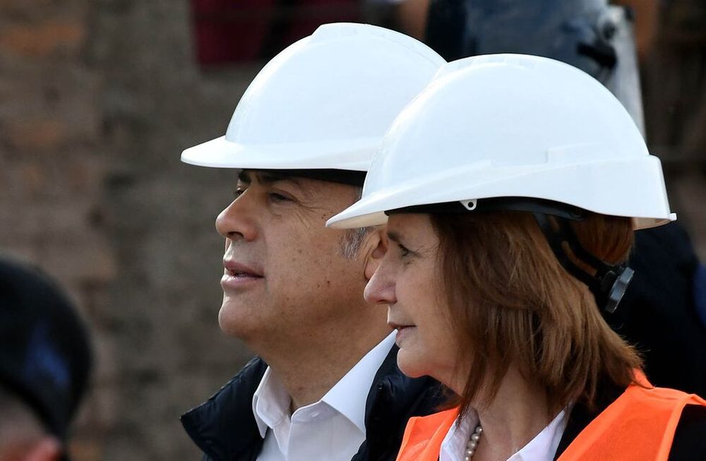 Los referentes de Juntos por el Cambio ratificaron su unidad. Entre los voceros del espacio están Cornejo y Bulrich, como presidentes de la UCR y el Pro. / Marcelo Rolland