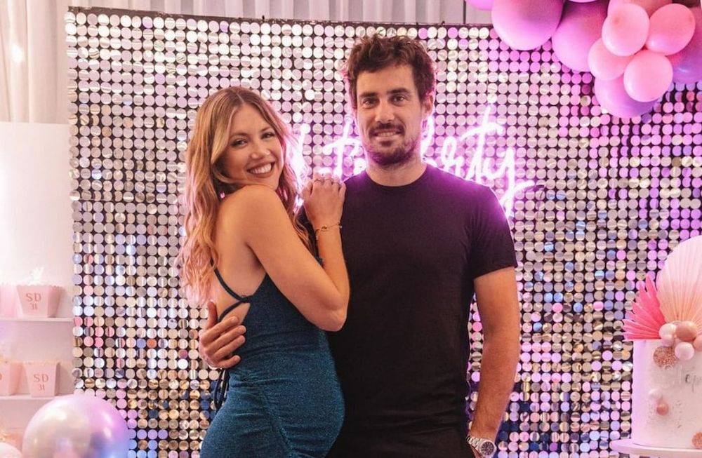 Nació Arianna, la hija de Stephanie Demner y Guido Pella.