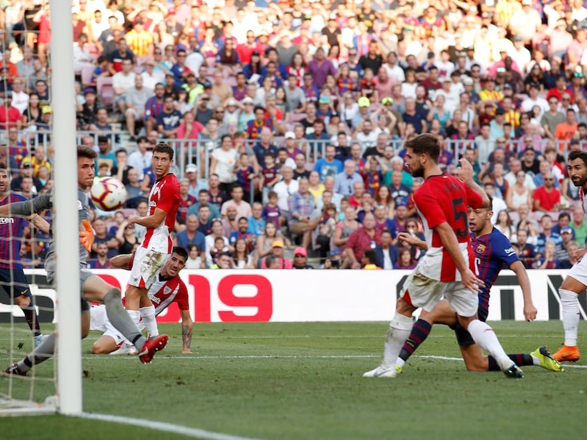El Barça de Messi logró empatarle al Athletic del Toto Berizzo y salvó el punto