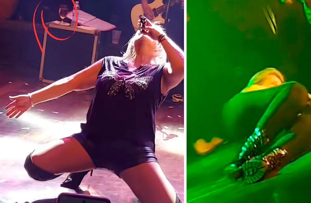 Dalila generó gran preocupación por su estado en un show.