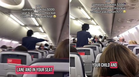 Un joven se negó a ceder su lugar en el avión y su reacción dividió opiniones a bordo, pero fue ampliamente apoyada en redes. &nbsp;