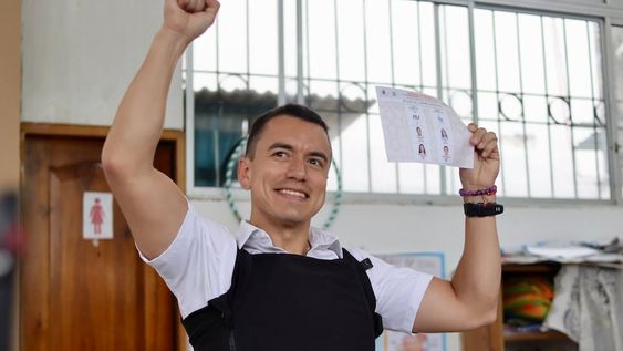 El outsider Noboa derrotó a la izquierda en Ecuador y será el presidente más joven de la historia (Twitter)