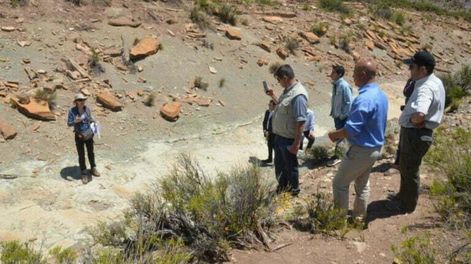 Activan el Parque de Huellas de Dinosaurios en Malargüe