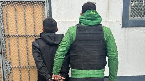 Los Andes | El Brasita, detenido como presunto autor del homicidio de Mirta Dominga Alaniz. /Gentileza Ministerio de Seguridad.