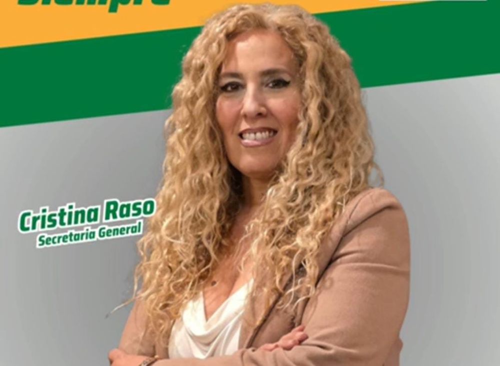 Cristina Raso, candidata a secretaria general del Frente 