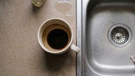 Los Andes | fondo de la taza de café.