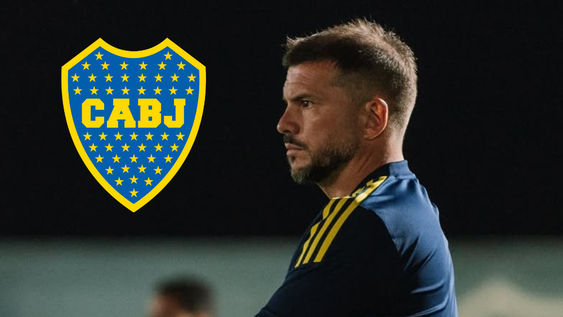Mariano Herrón, DT interino de Boca. Foto: Gentileza @bocapredio