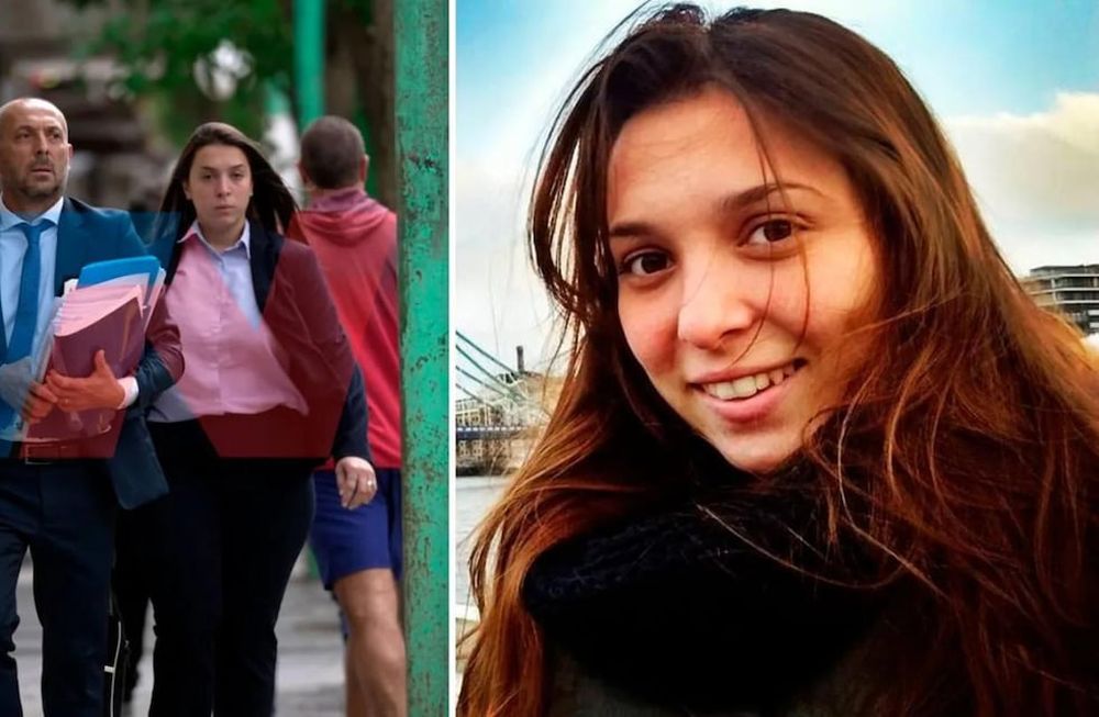 Emilia Pertossi es la abogada de sus dos hermanos, su primo y el resto de los rugbiers acusados por el crimen de Fernando Báez Sosa. Foto: Videolab / TN