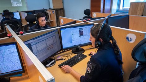 Los Andes | La maniobra fue captada por Centro Estratégico de Operaciones (CEO) donde funciona el 911 de la Policia de Mendoza Foto: Ignacio Blanco / Los Andes